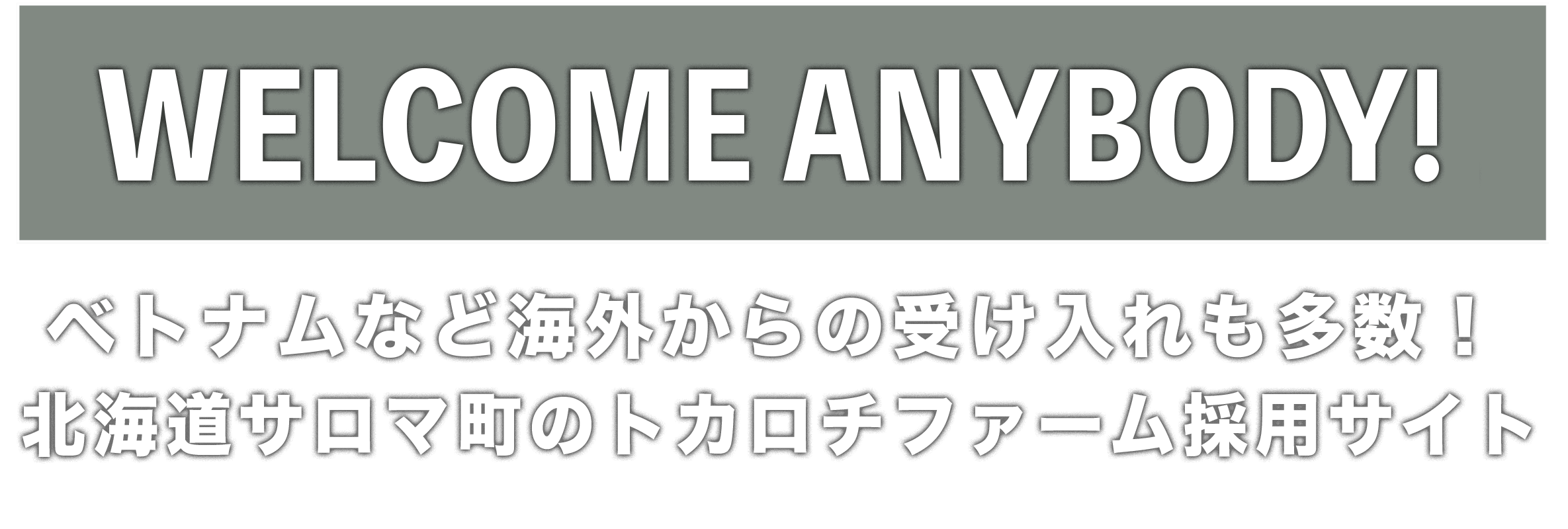 ベトナムなど、海外からの受け入れも多数！北海道サロマ町の放牧場・トカロチファーム採用サイト